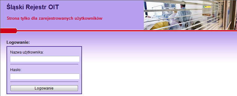 Śląski Rejestr OIT Śląski Rejestr OIT